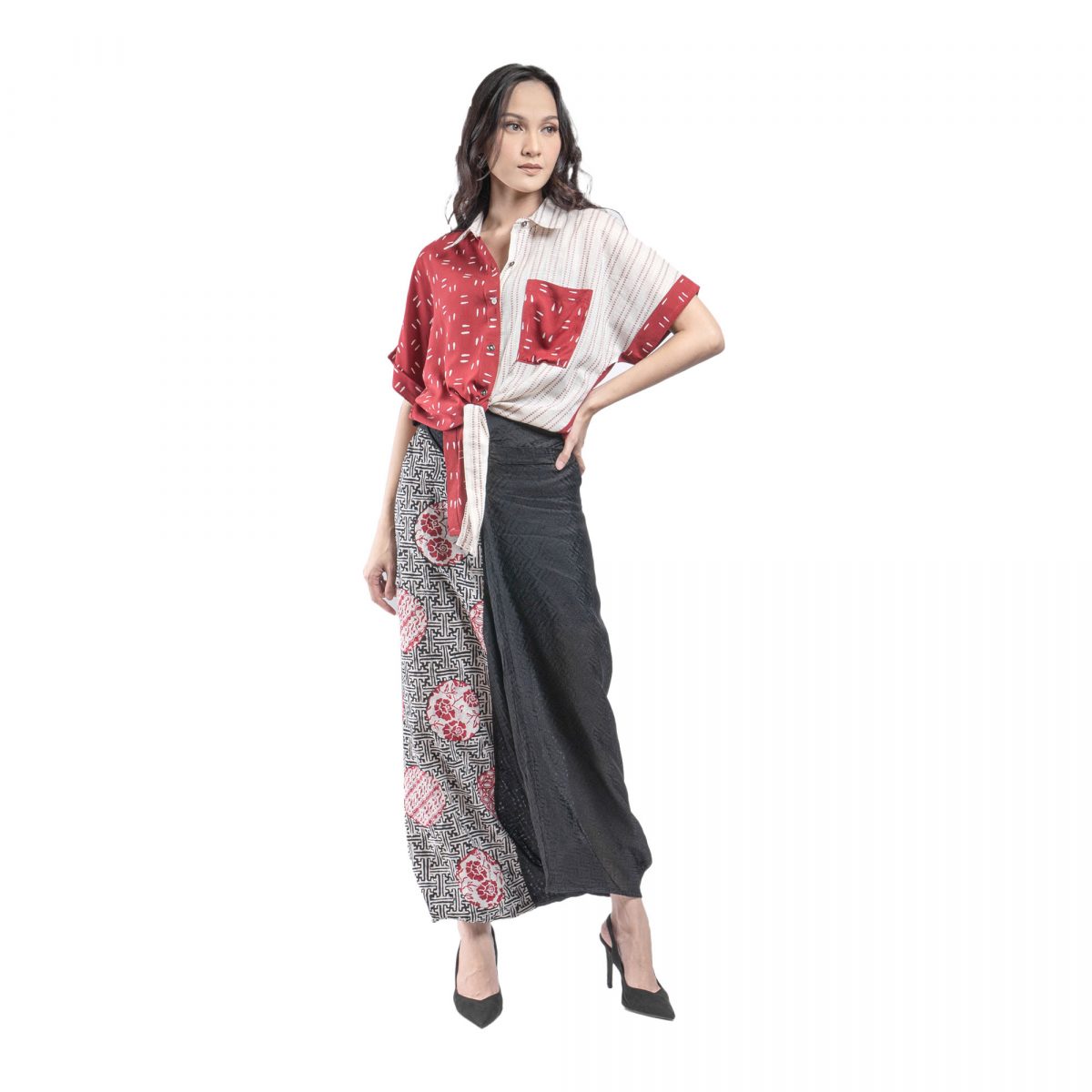 Esther Shirt Red White - Image 6