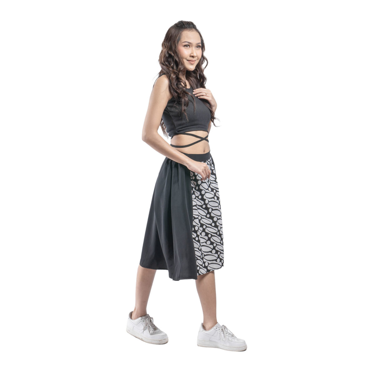 Vivian Skirt Black Parang Motif - Image 4