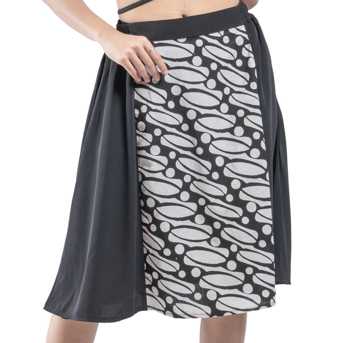 Vivian Skirt Black Parang Motif - Image 2
