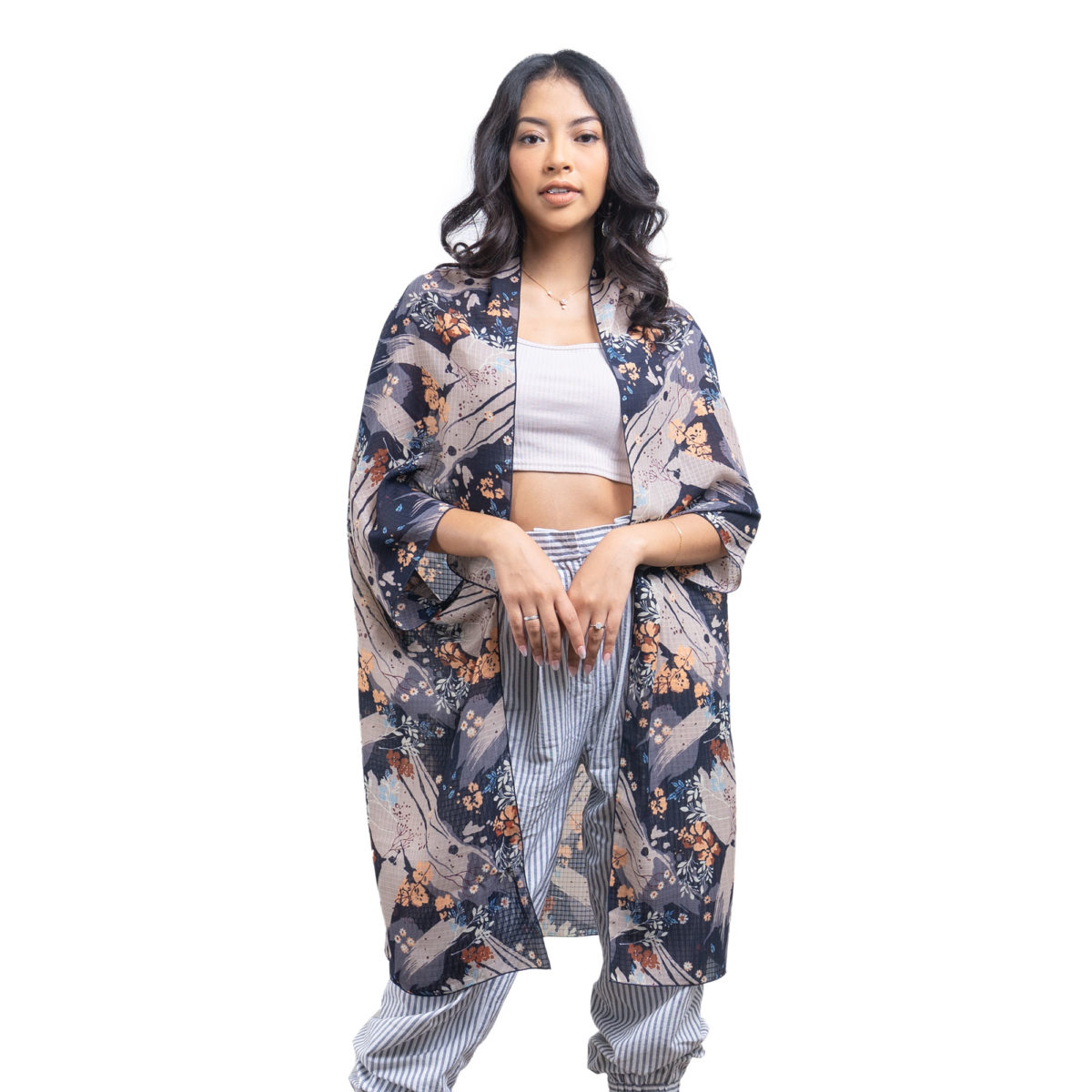 Avery Blazer Flower Navy