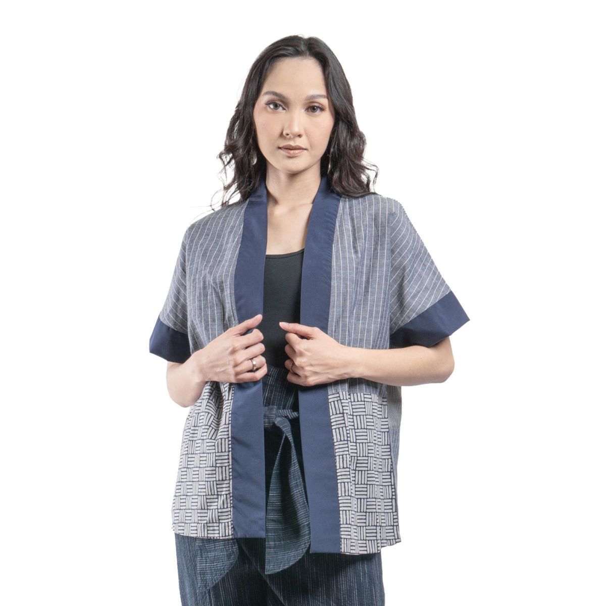 Marbella Blazer Grey Navy