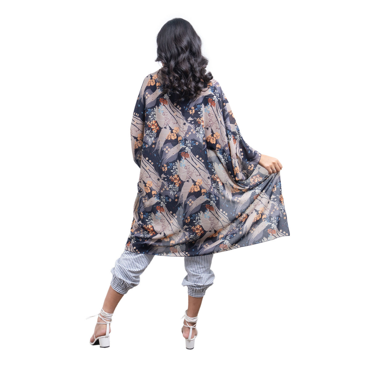 Avery Blazer Flower Navy - Image 6