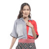 Lulu Shirt Red Grey