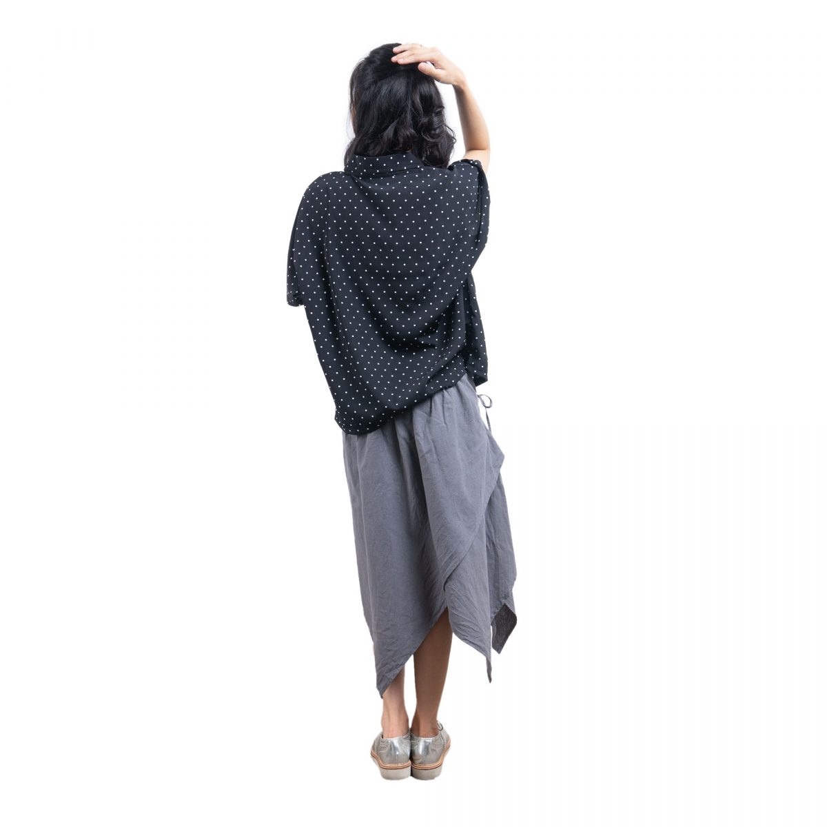 Loria 2 Shirt Black Polkadot - Image 6