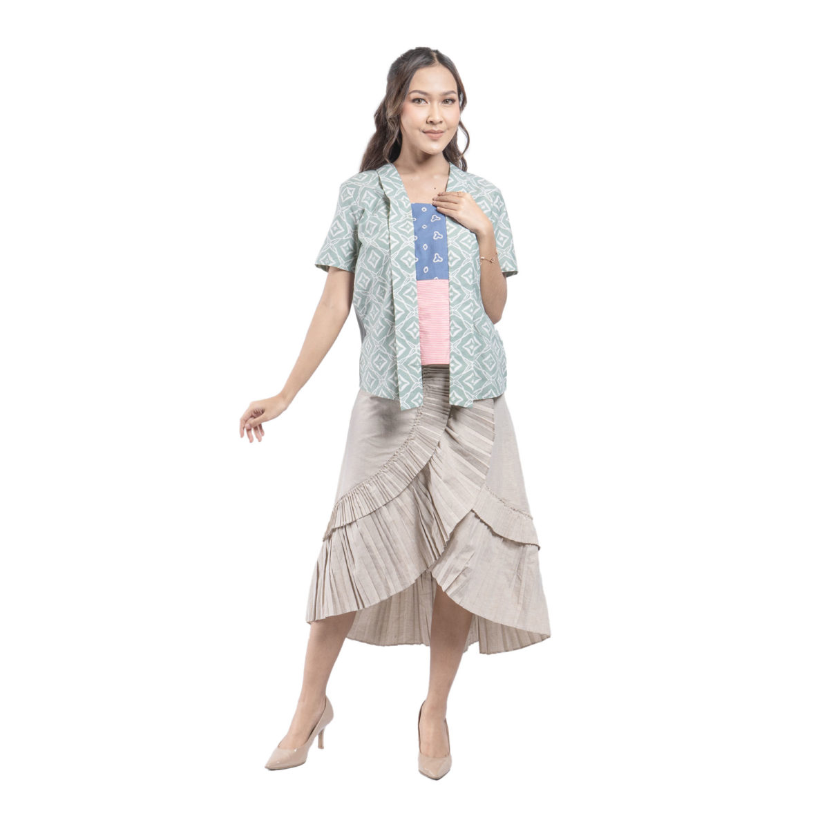 Elia Blouse Green - Image 4
