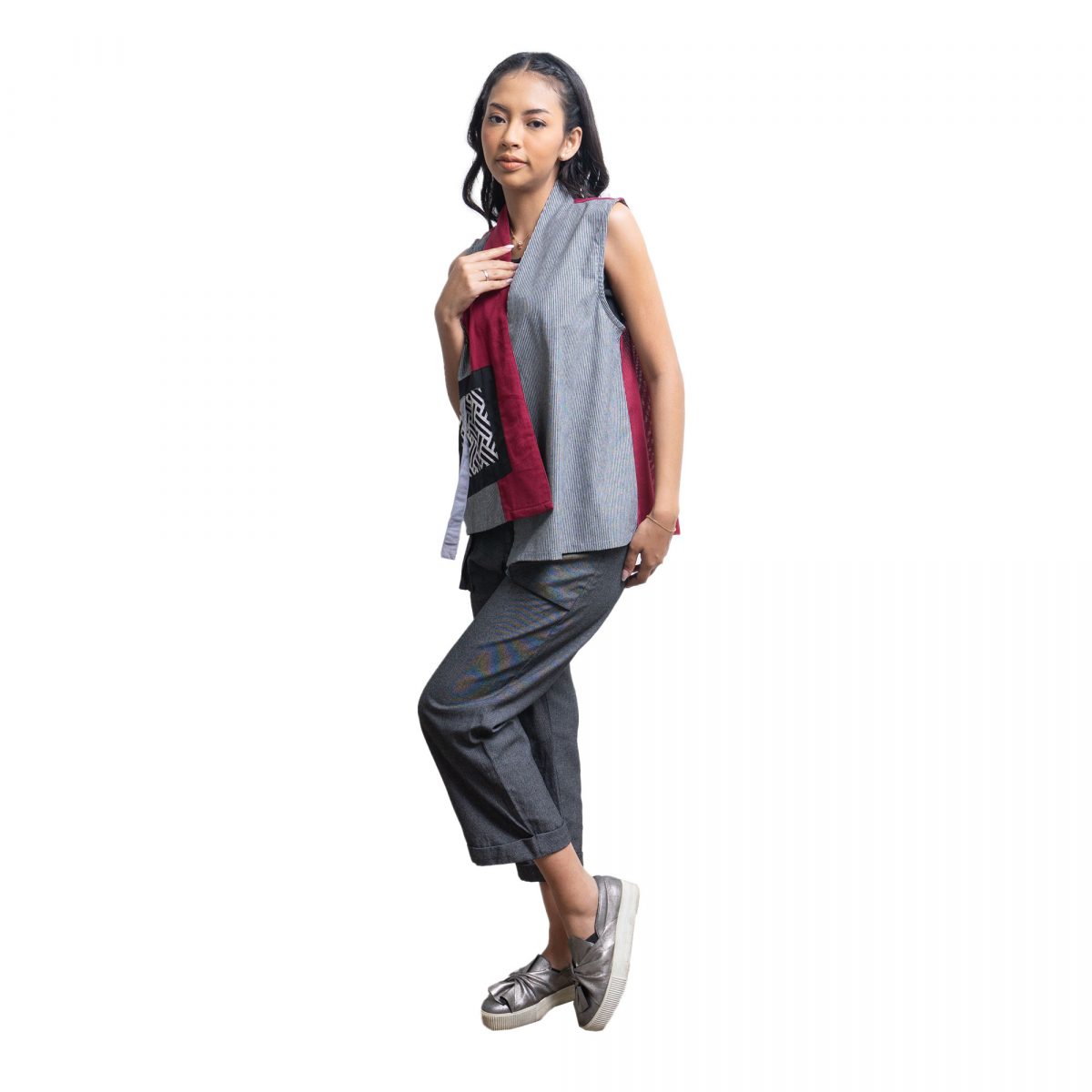 Zoe Outer Black Red - Image 5