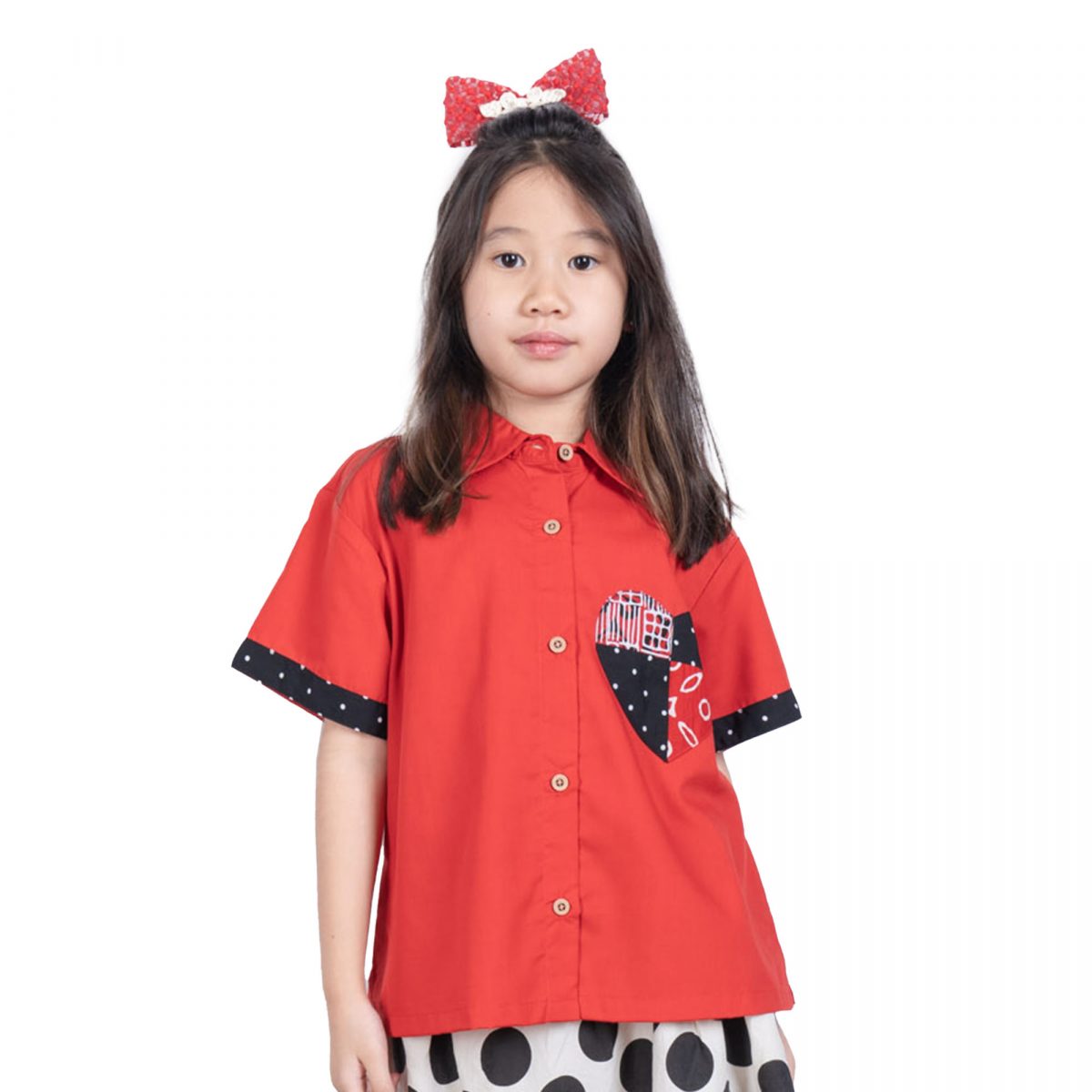 Heart Shirt Kids Red
