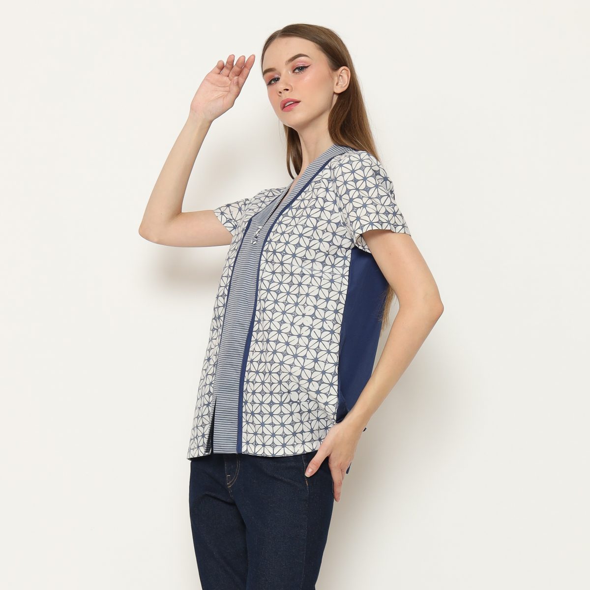 Yessica Blouse Dark Grey - Image 4