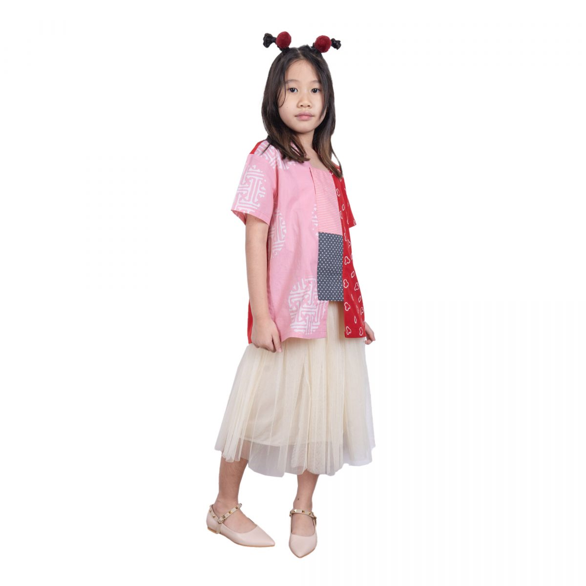 Sheisha Blouse Kids Red Pink - Image 4