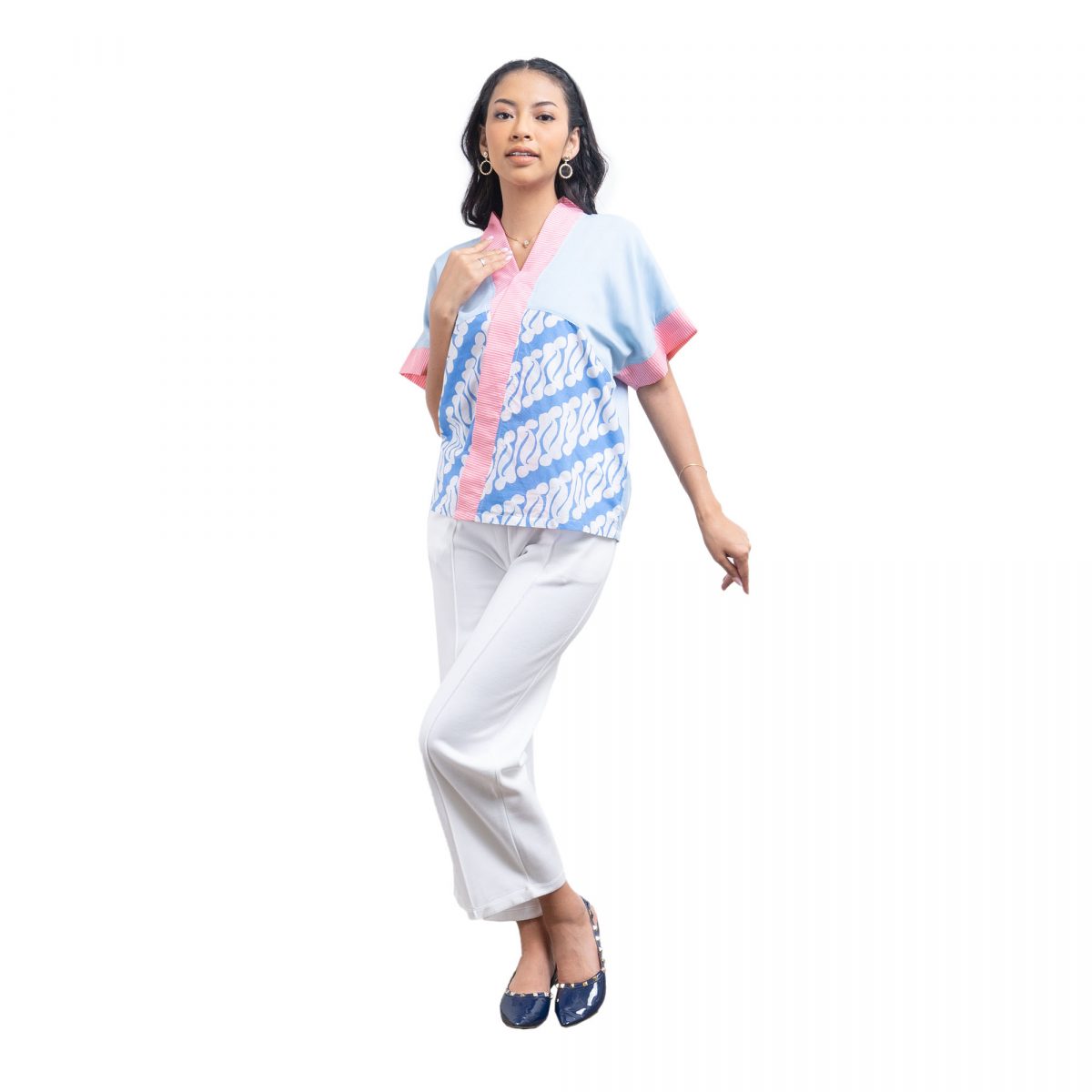 Celine Blouse Sky Blue - Image 3