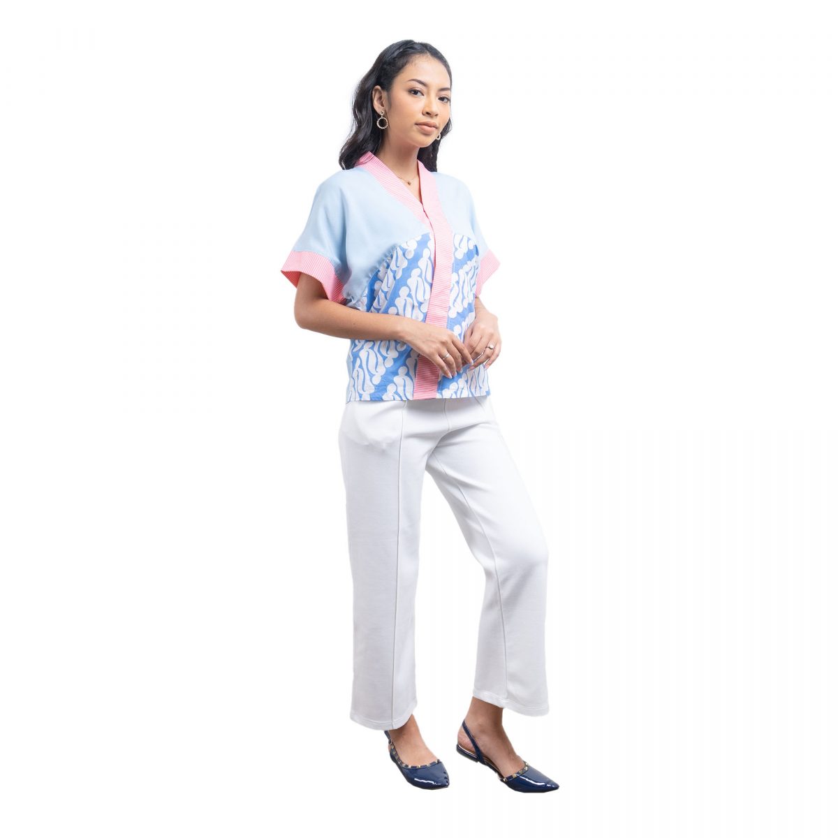 Celine Blouse Sky Blue - Image 4