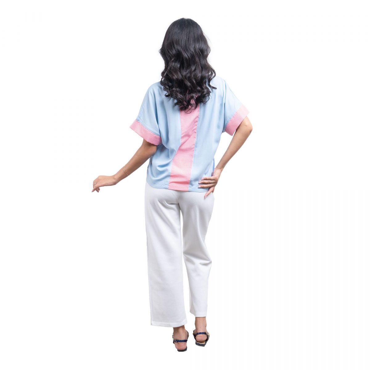 Celine Blouse Sky Blue - Image 5