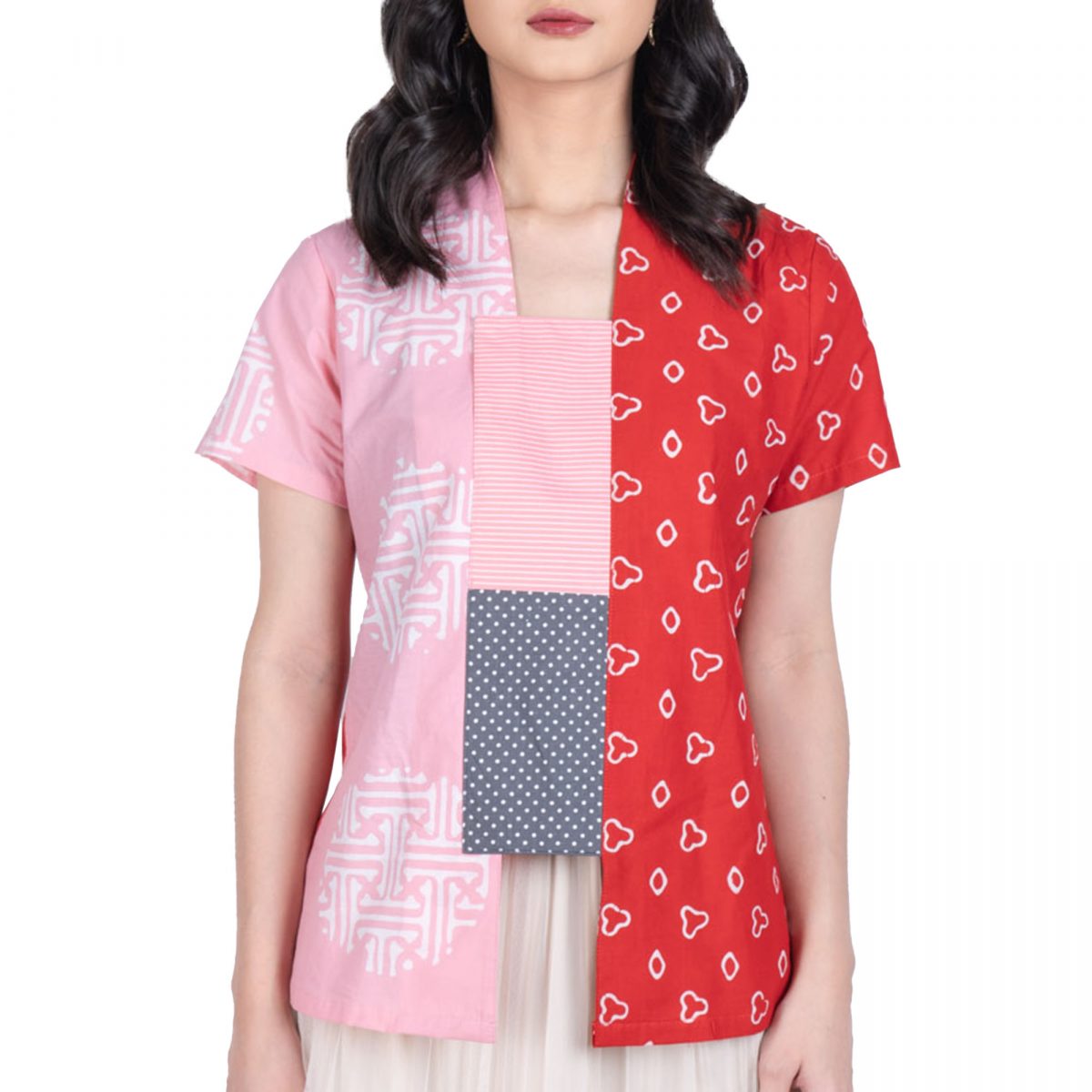 Sheisha Blouse Red Pink - Image 2