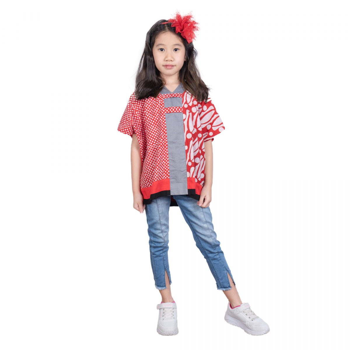 Inara Blouse Kids Parang Red - Image 6