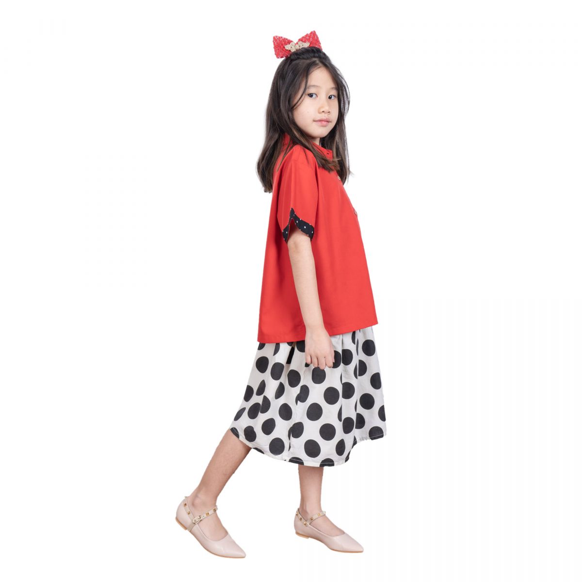 Heart Shirt Kids Red - Image 4