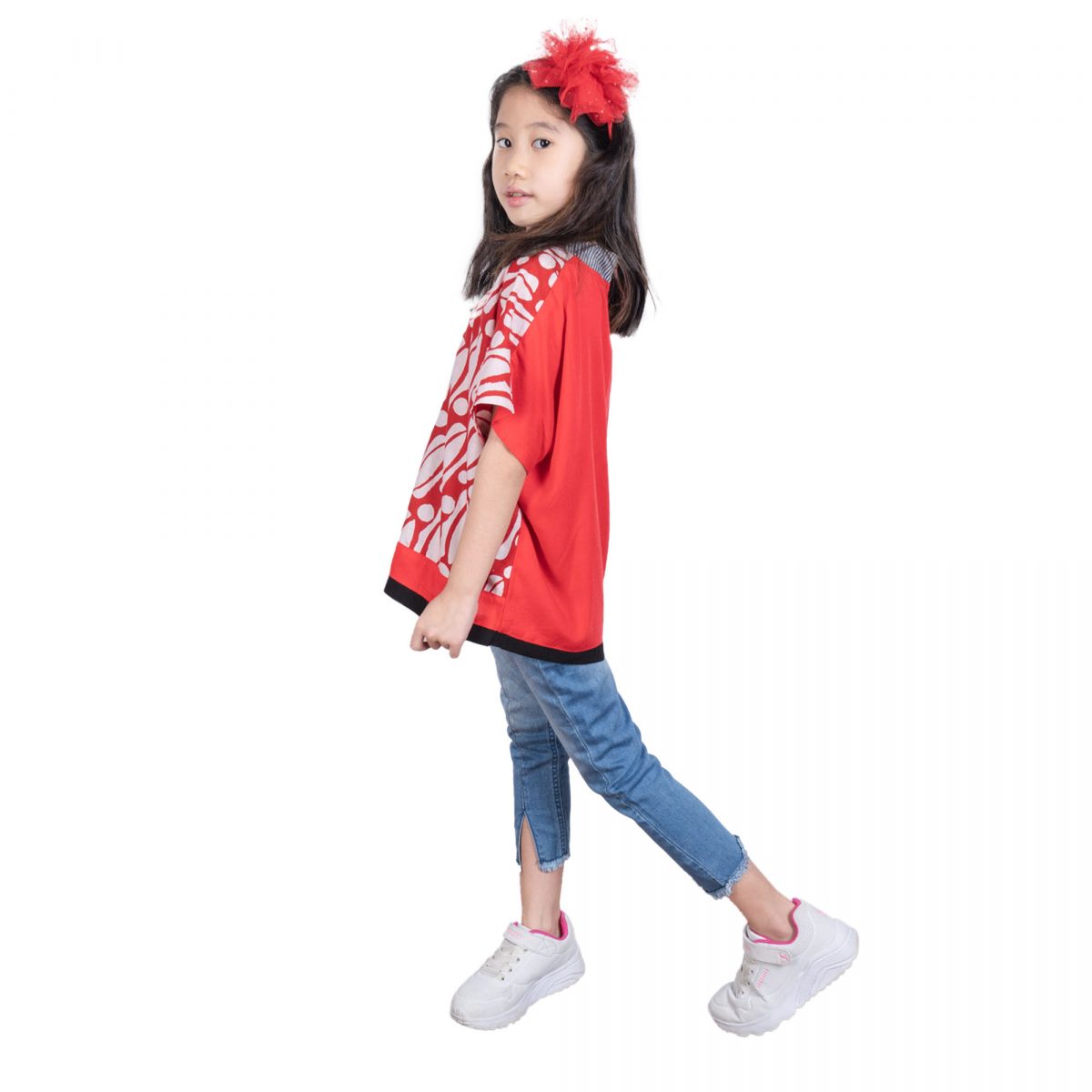 Inara Blouse Kids Parang Red - Image 4