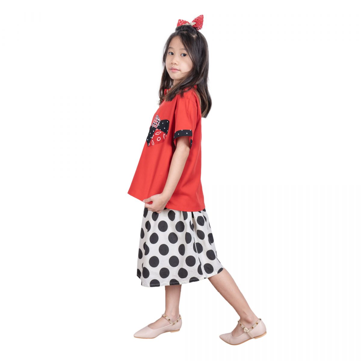 Heart Shirt Kids Red - Image 3