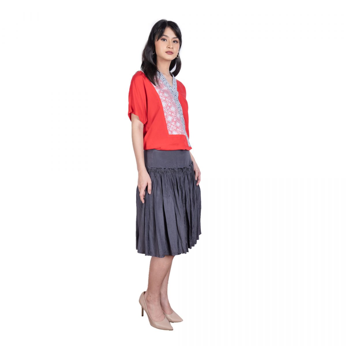 Athena Blouse Red - Image 3