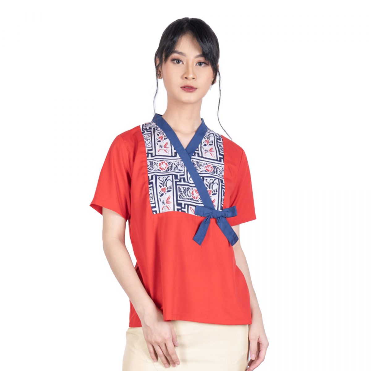 Rose Blouse Navy