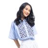 Scarlet Blouse Stripe Blue
