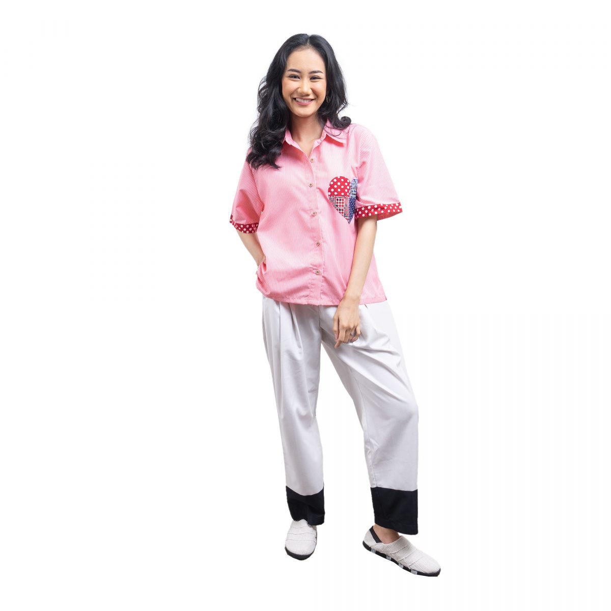 Heart Shirt Stripe Pink - Image 6