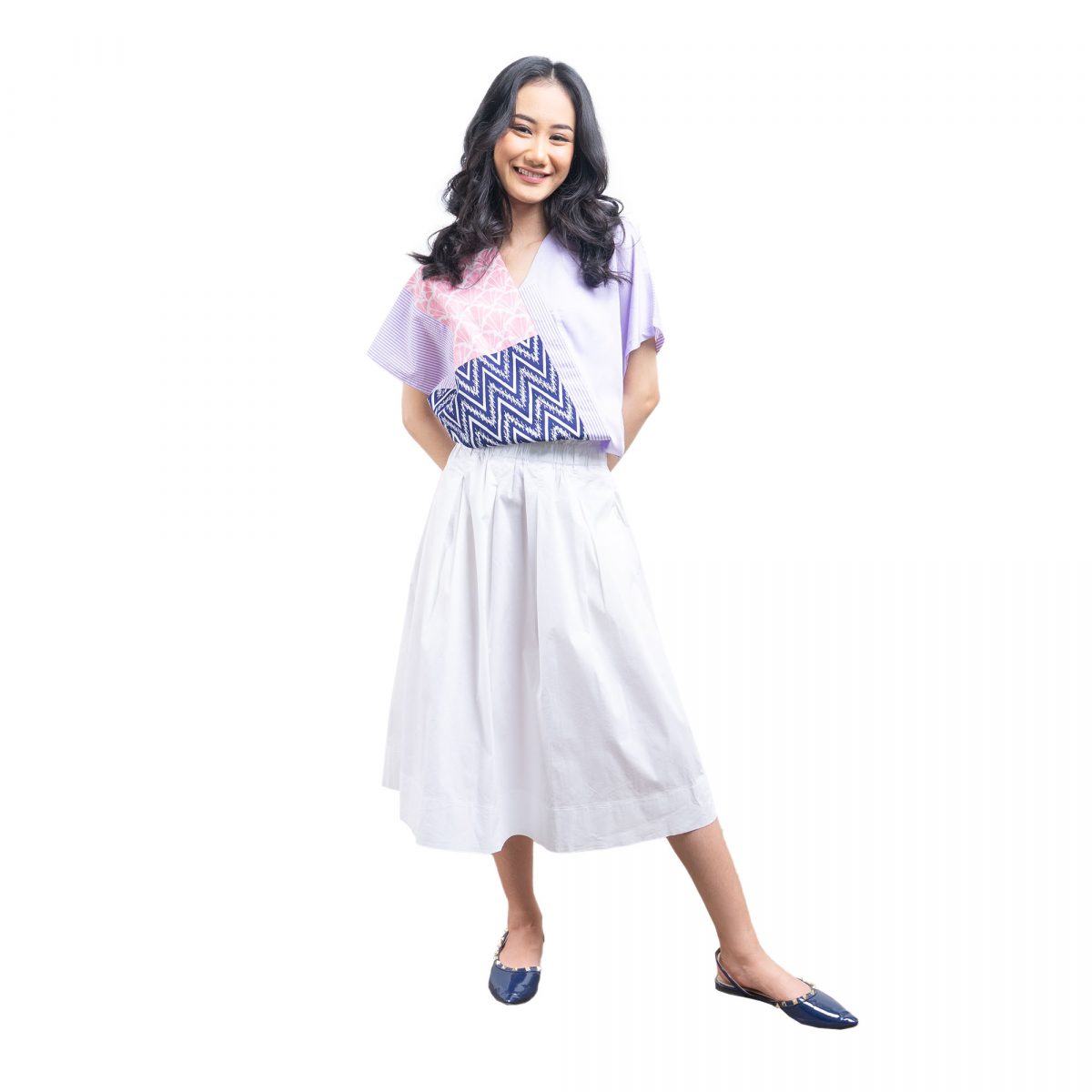Belle Blouse Purple - Image 6