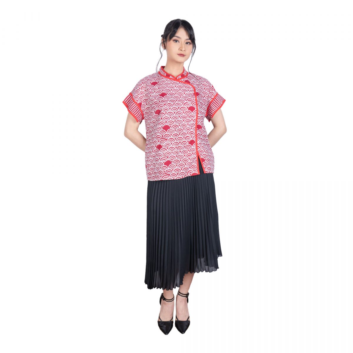 Michelle Blouse Red - Image 6