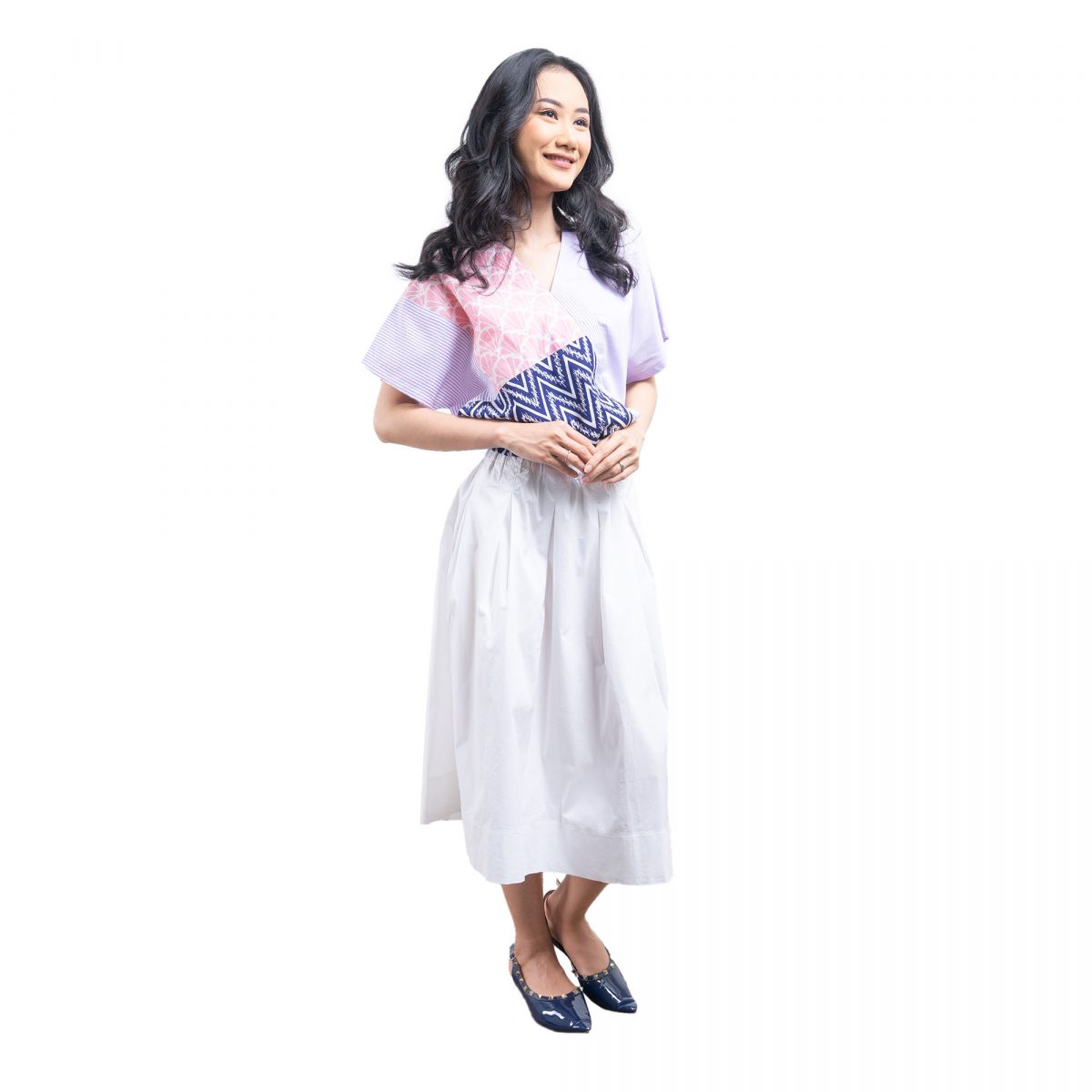 Belle Blouse Purple - Image 4
