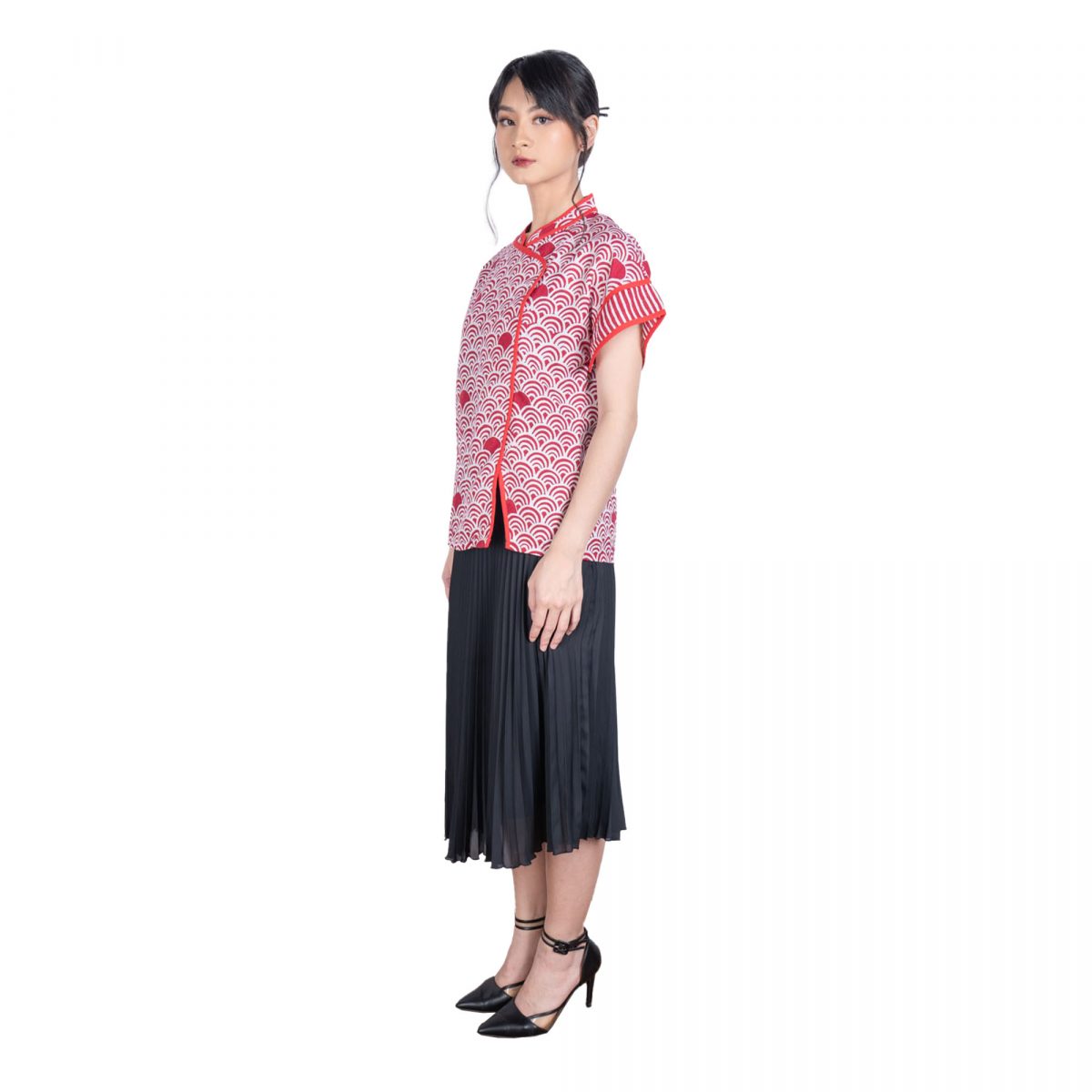 Michelle Blouse Red - Image 4