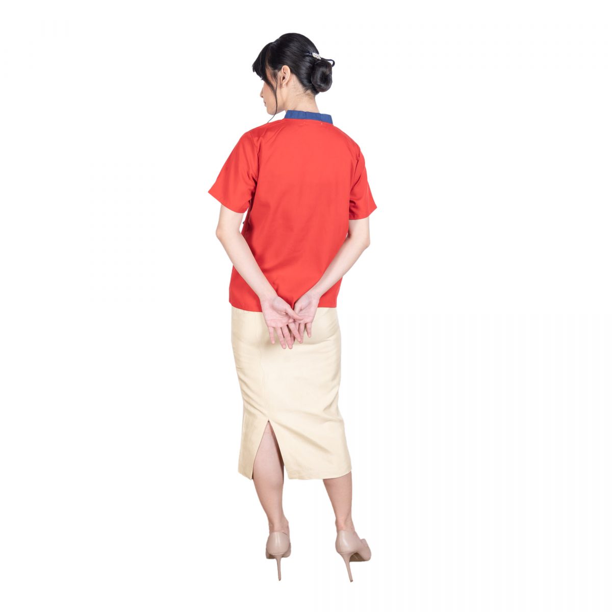 Rose Blouse Navy - Image 5