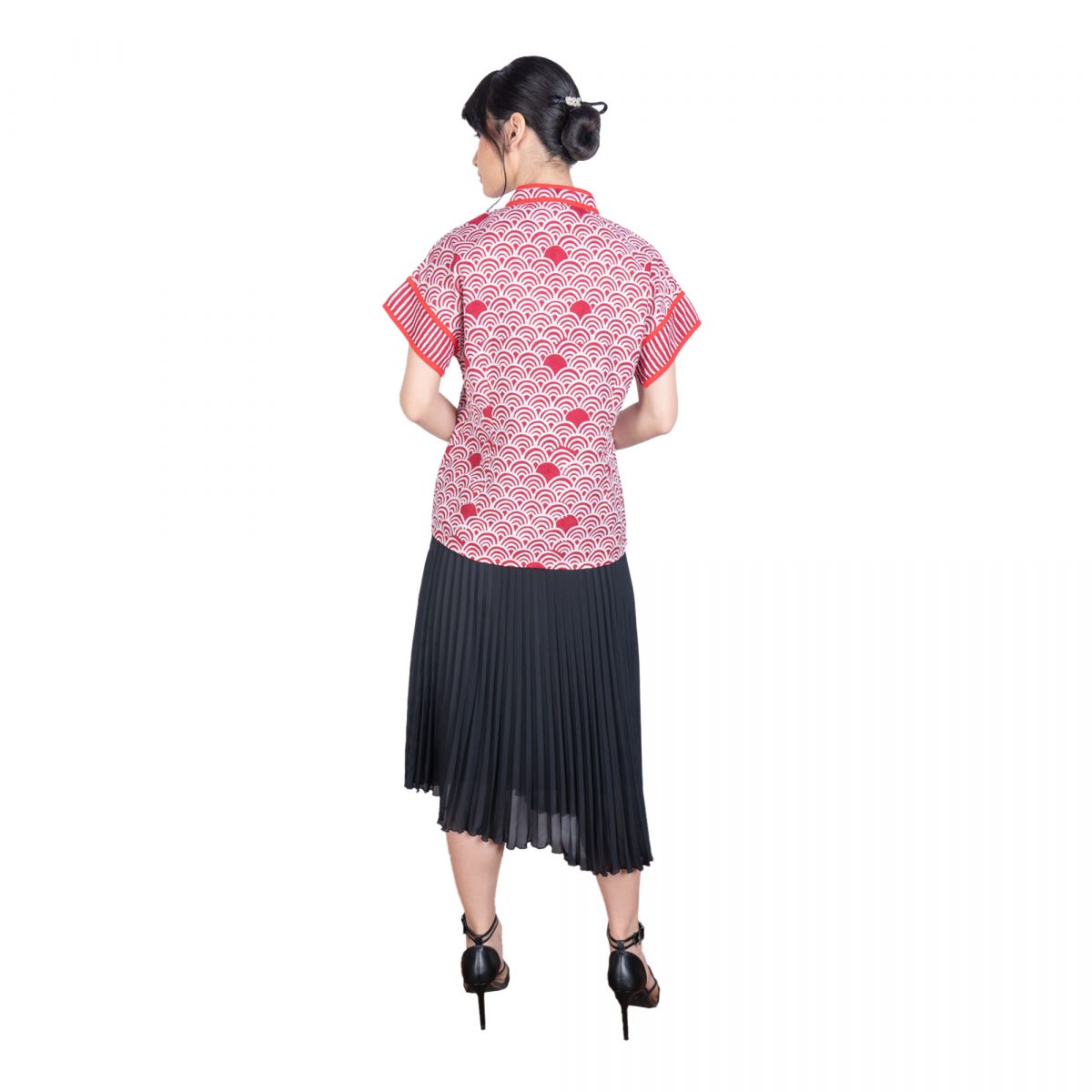 Michelle Blouse Red - Image 5