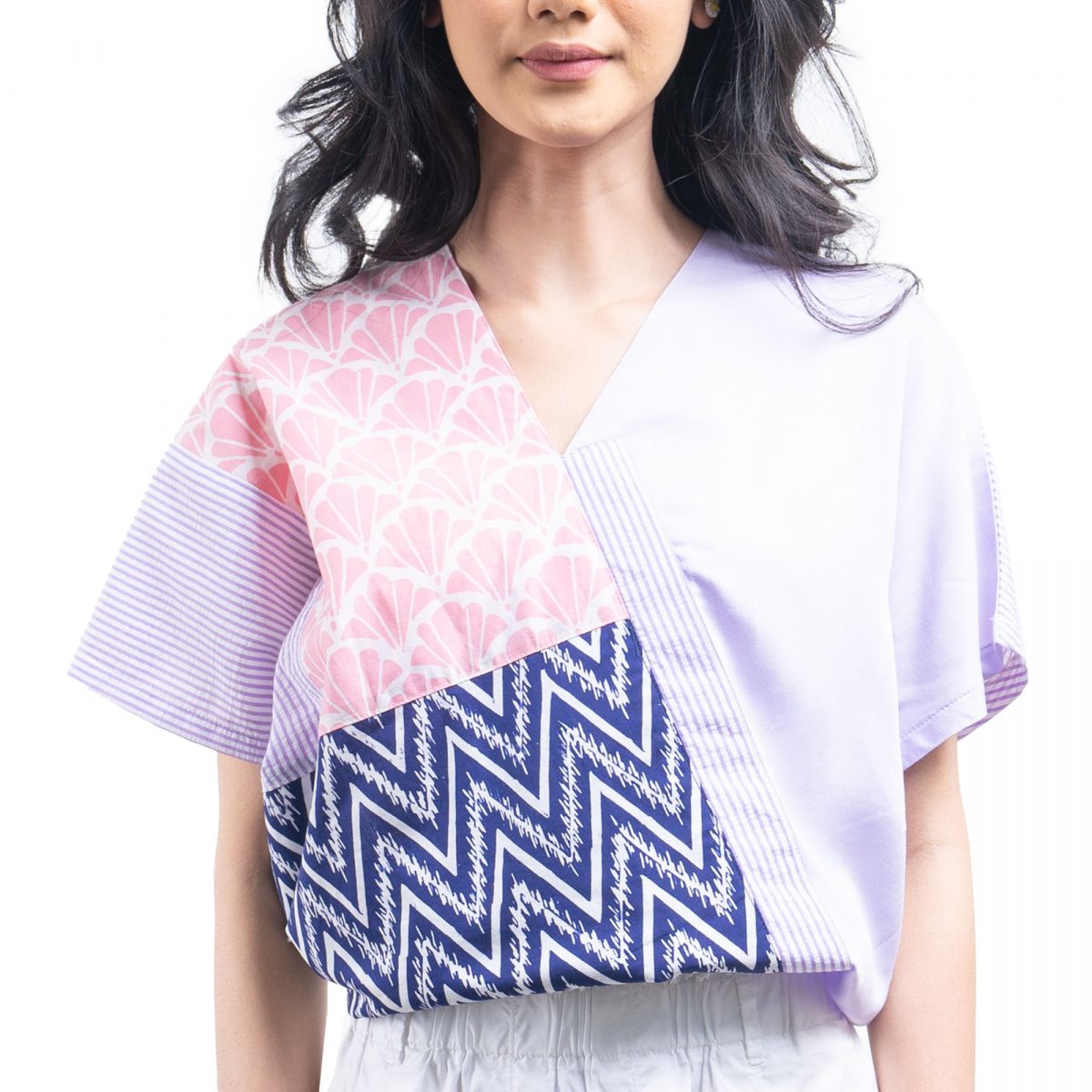 Belle Blouse Purple - Image 2