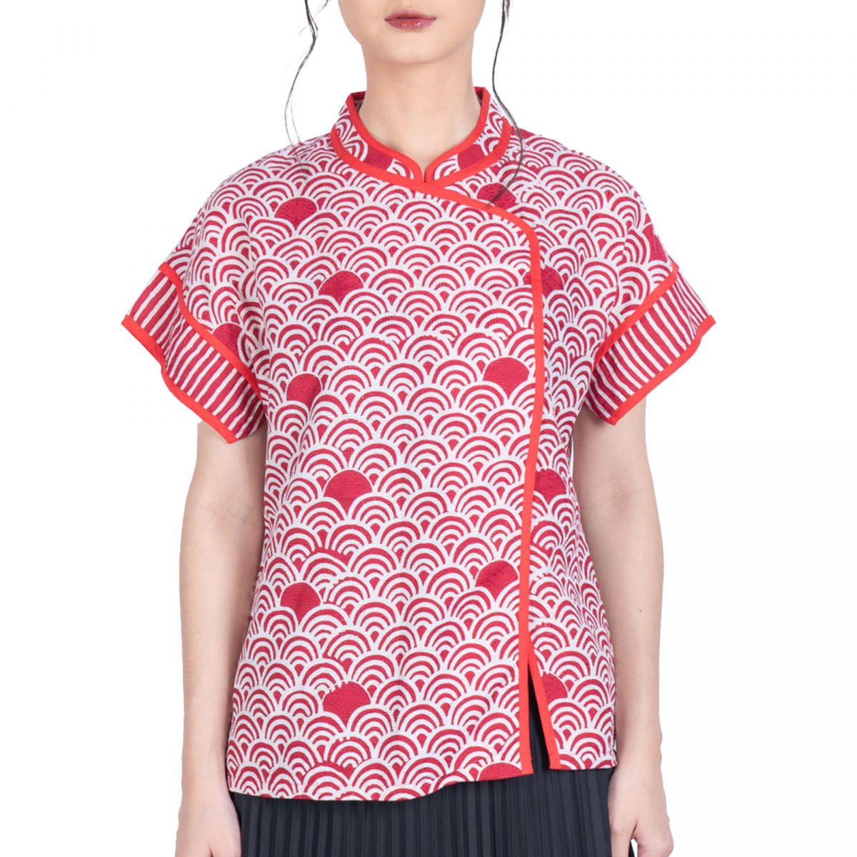 Michelle Blouse Red - Image 2