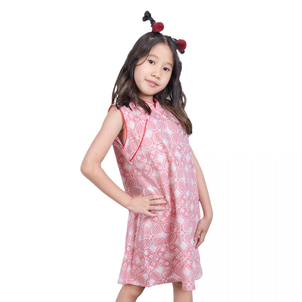 Shang Chi Dress Kids Pink