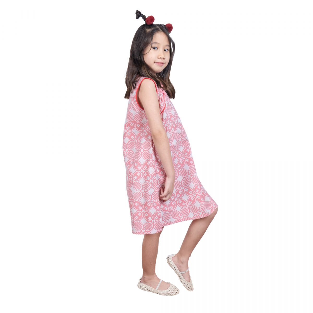 Shang Chi Dress Kids Pink - Image 3