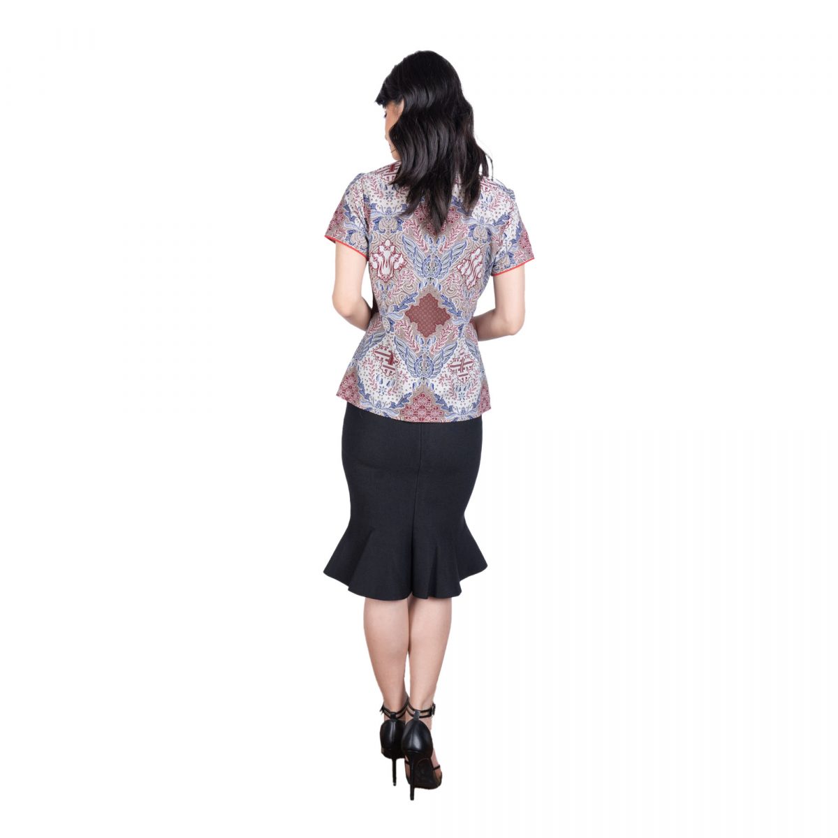Vania Blouse Cream Red - Image 5