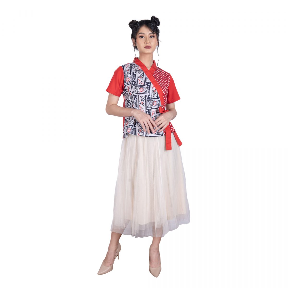 Fragrance Blouse Navy - Image 6