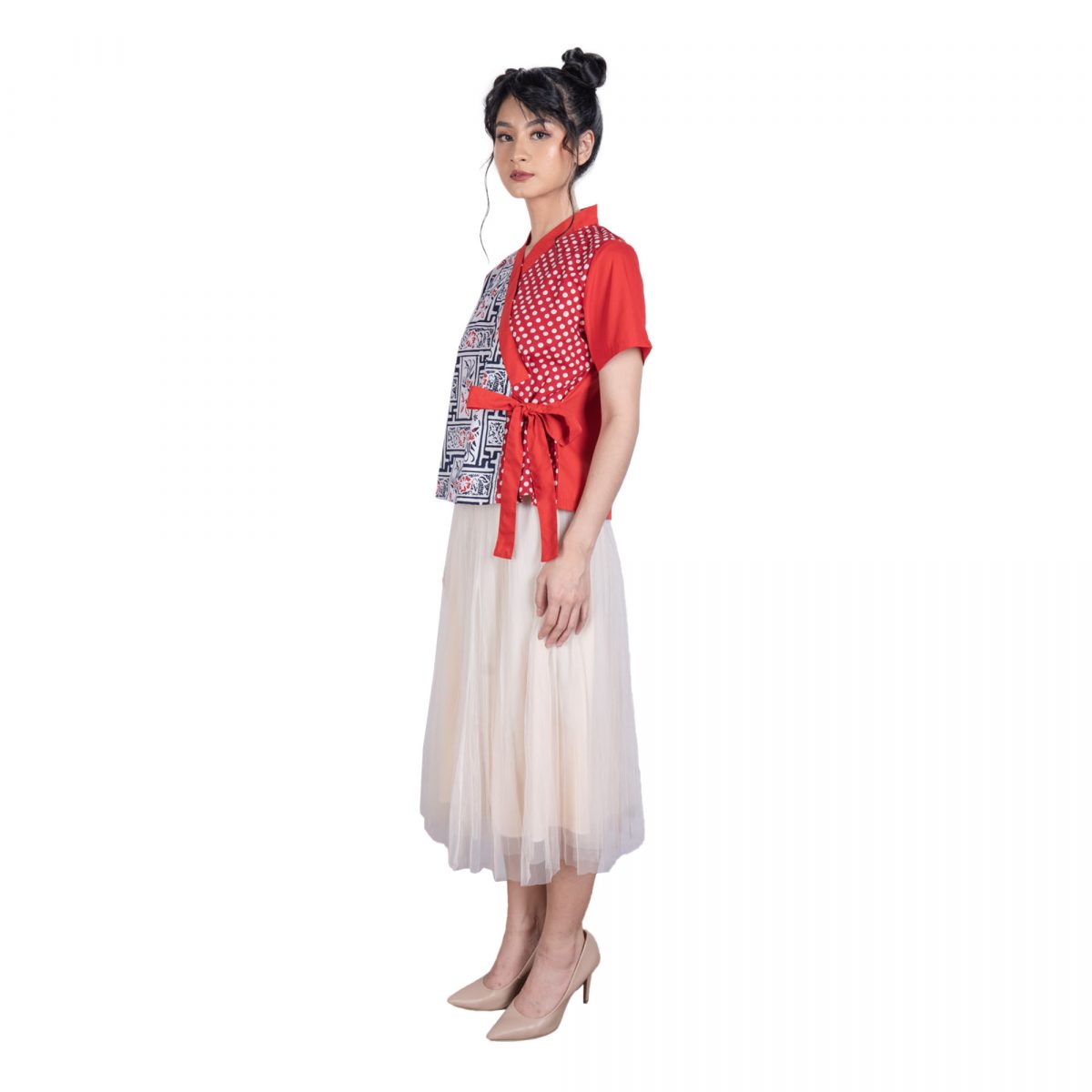 Fragrance Blouse Navy - Image 4