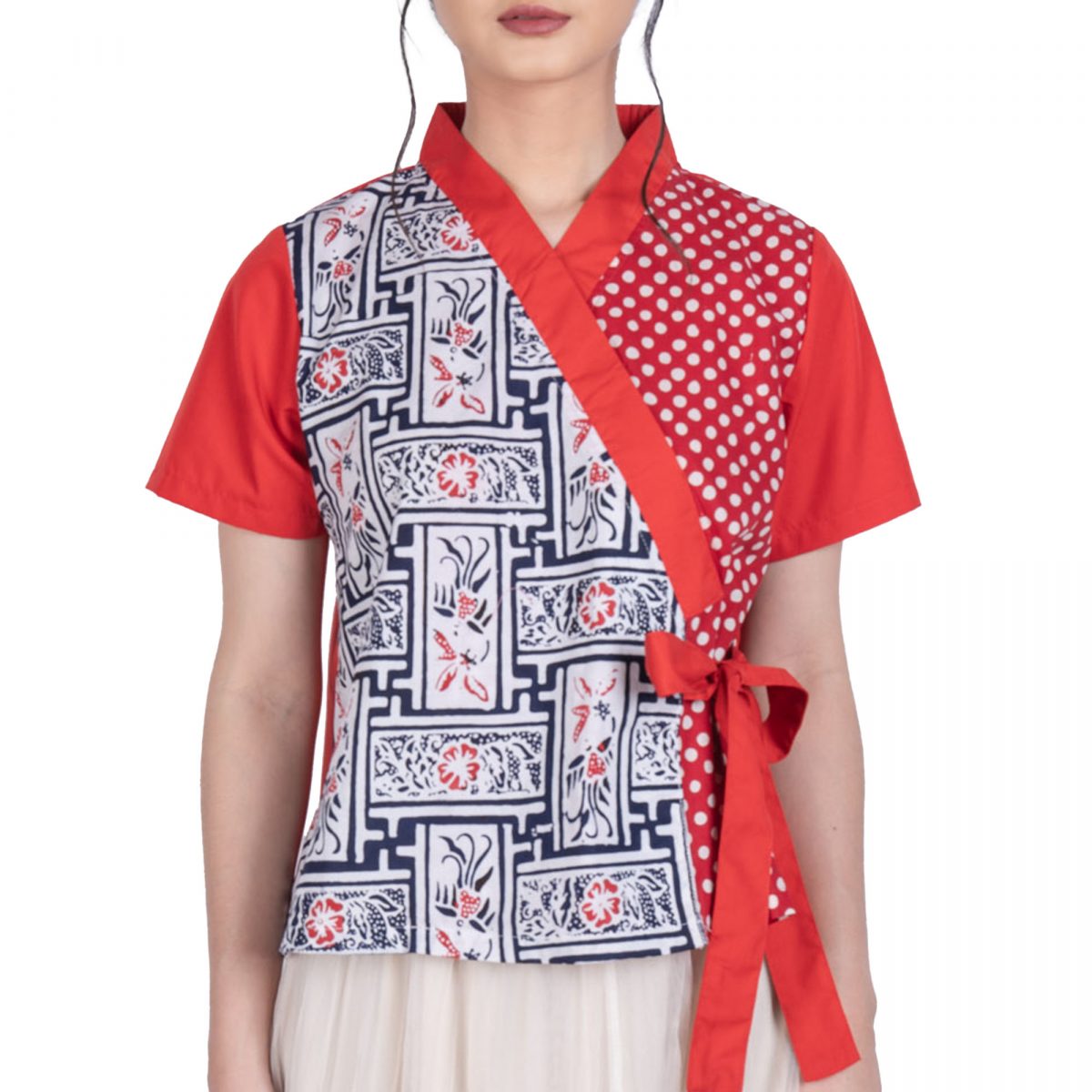 Fragrance Blouse Navy - Image 2