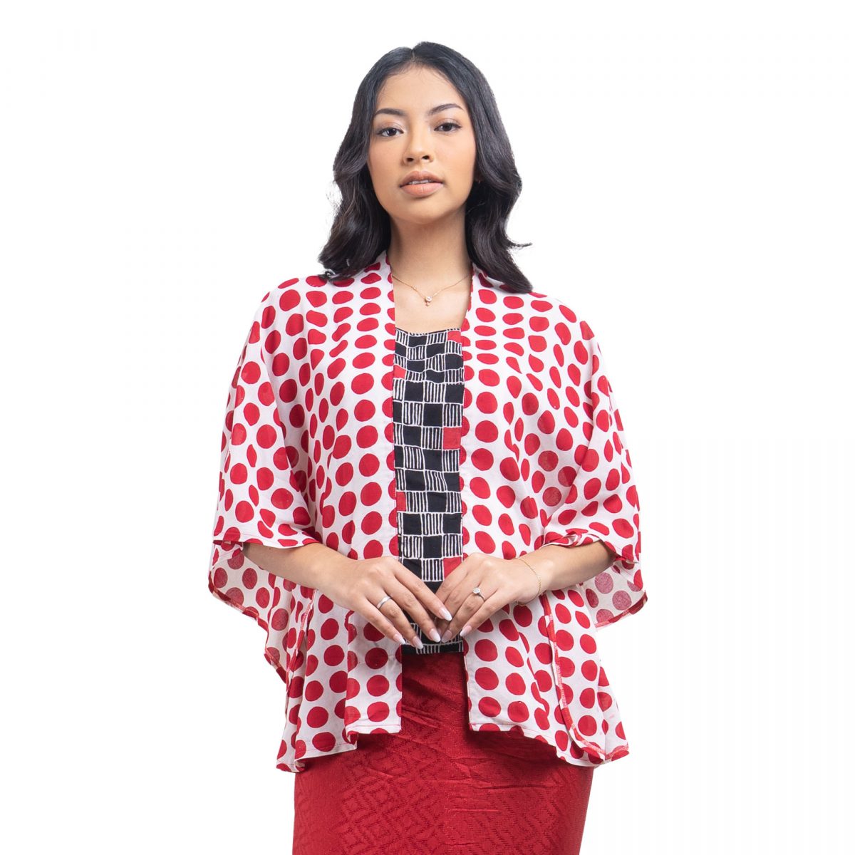 Maya Blouse Polkadot Red