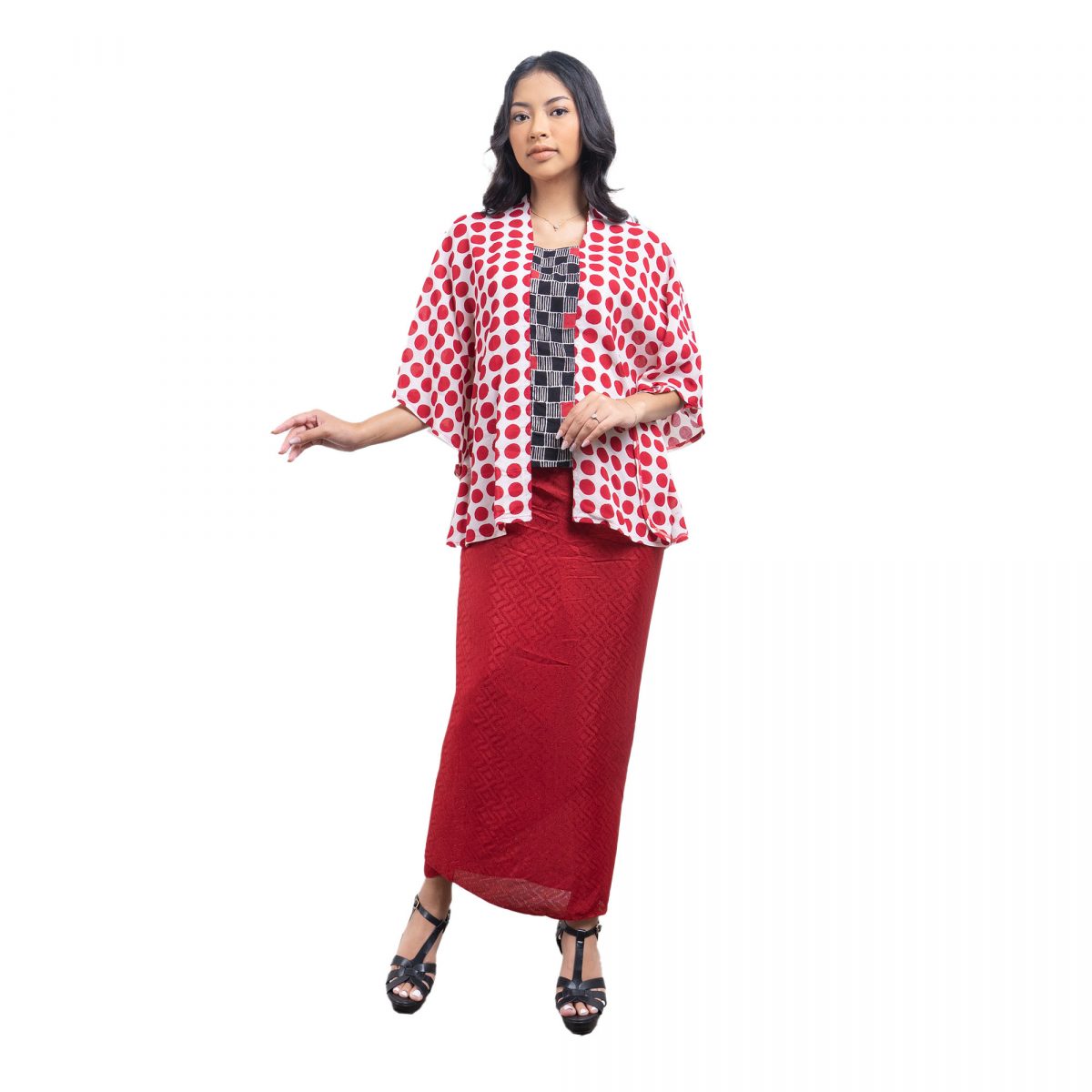 Maya Blouse Polkadot Red - Image 6