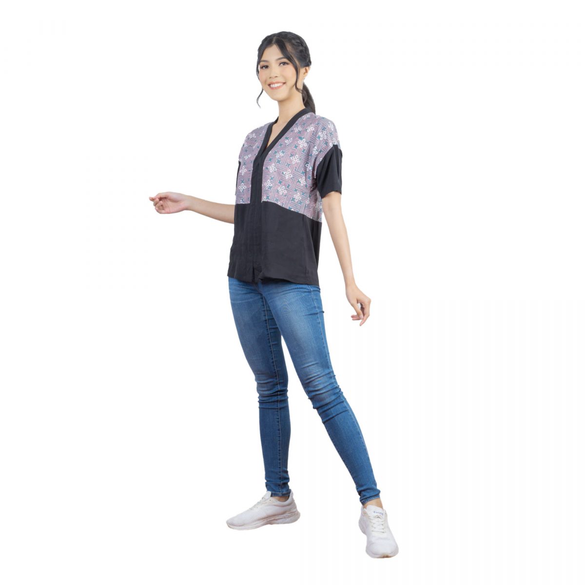 Amber Blouse Brown - Image 3