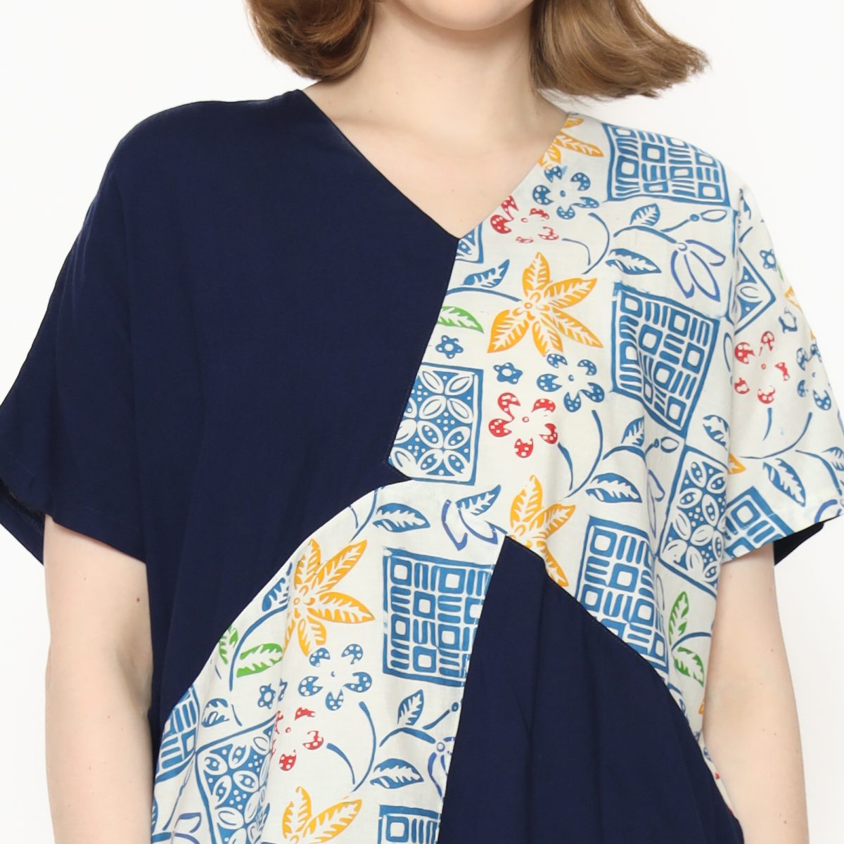 Alexis Blouse Navy - Image 2