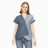 Finny Blouse Navy Abu
