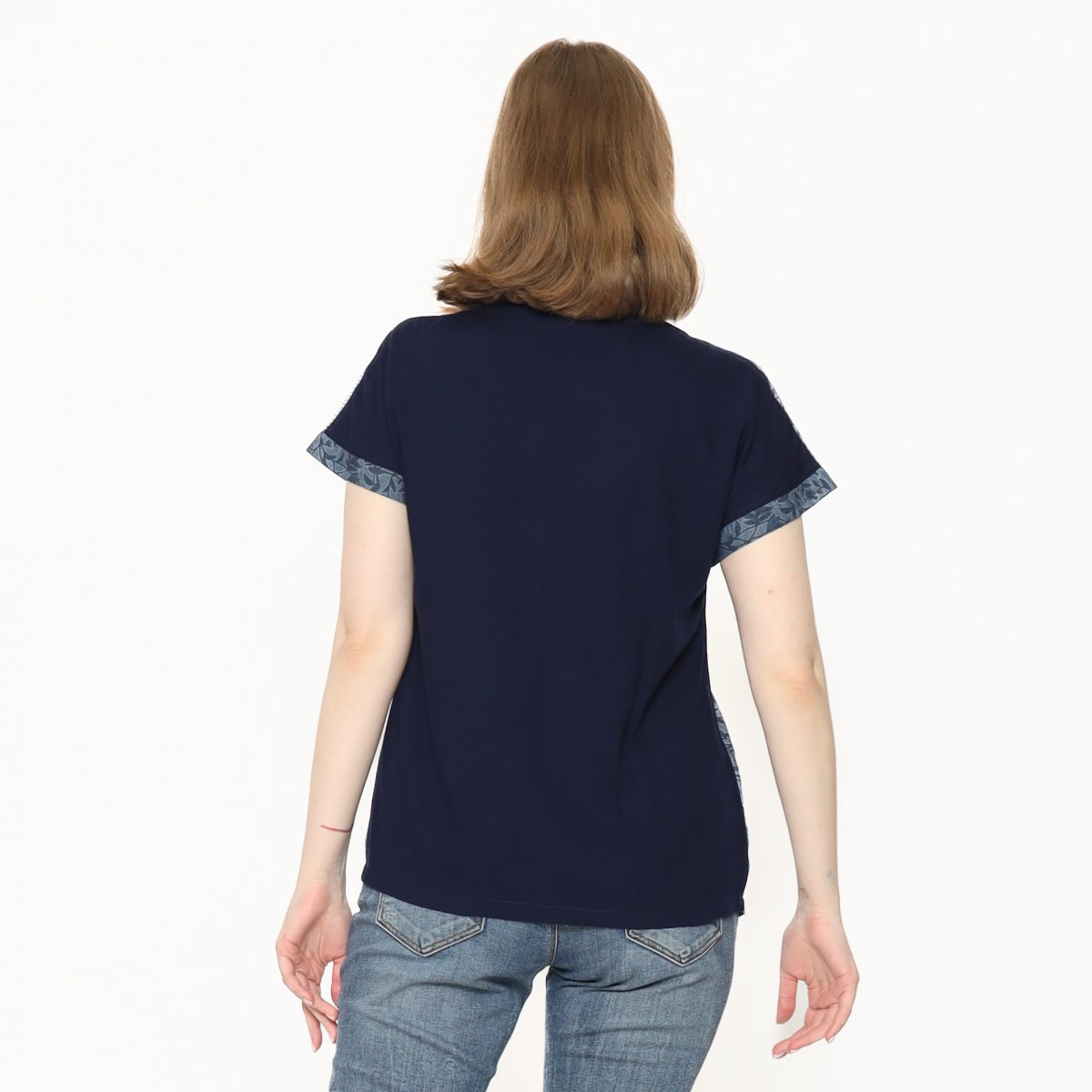 Finny Blouse Navy Abu - Image 7