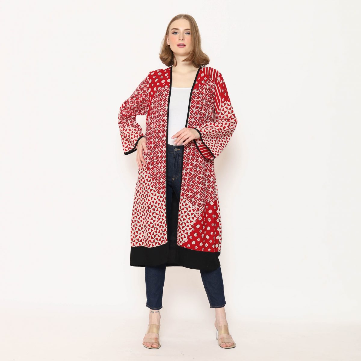 Keisya Blazer Kawung Red - Image 10