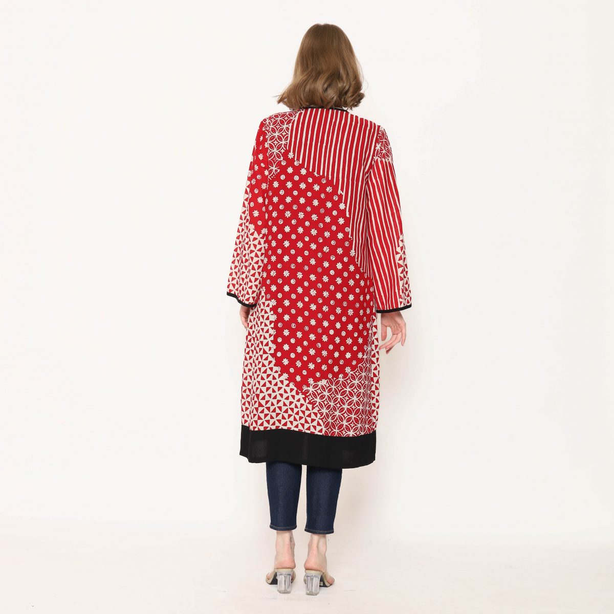 Keisya Blazer Kawung Red - Image 9