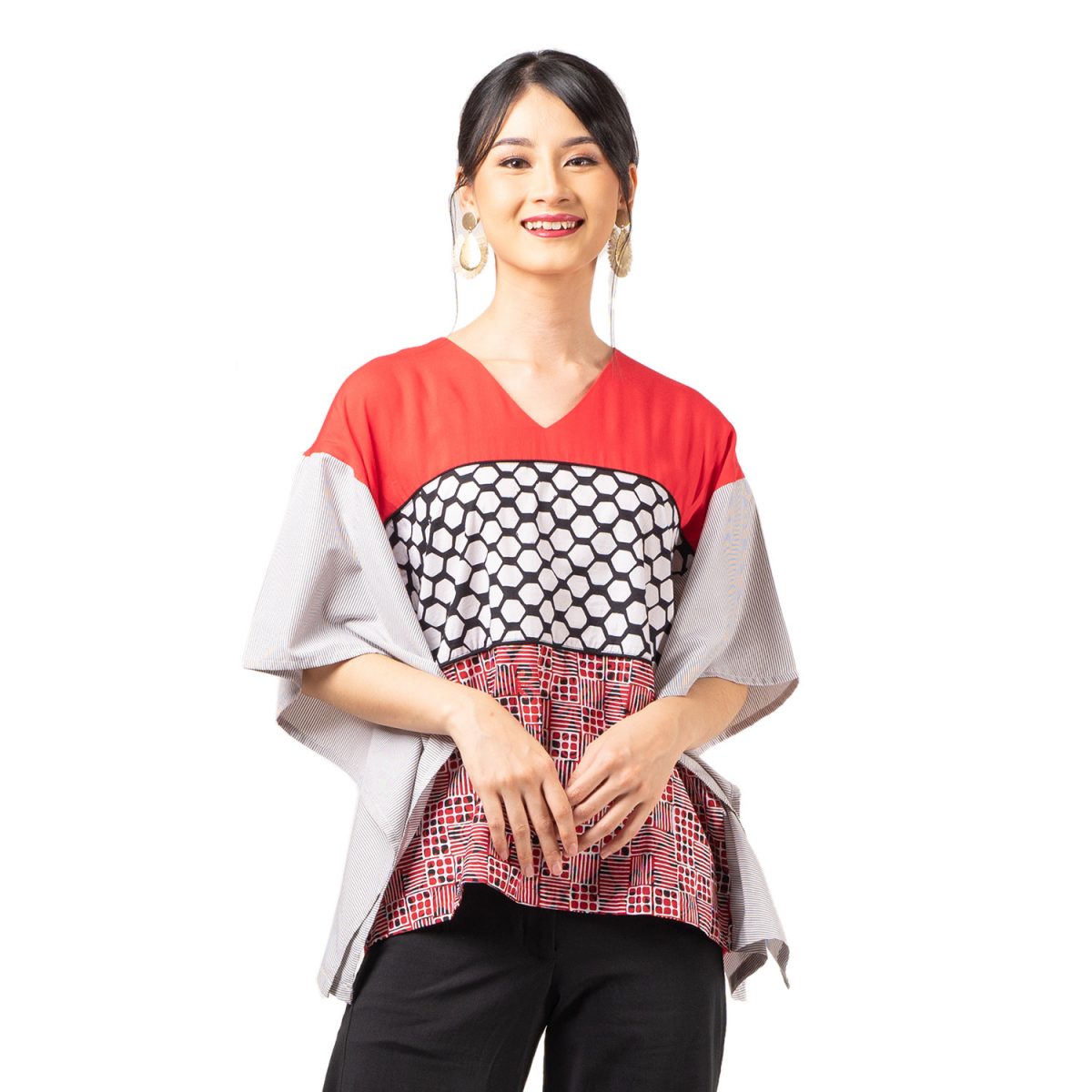 Vanessa Blouse Red