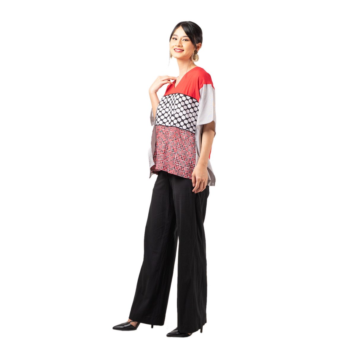 Vanessa Blouse Red - Image 3