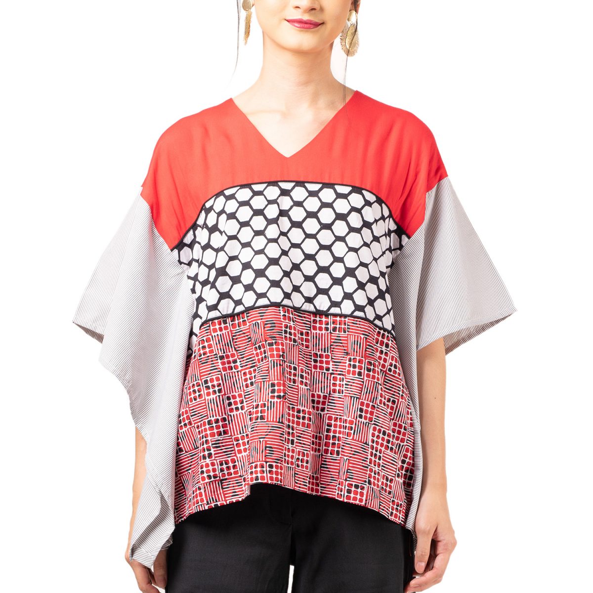 Vanessa Blouse Red - Image 2